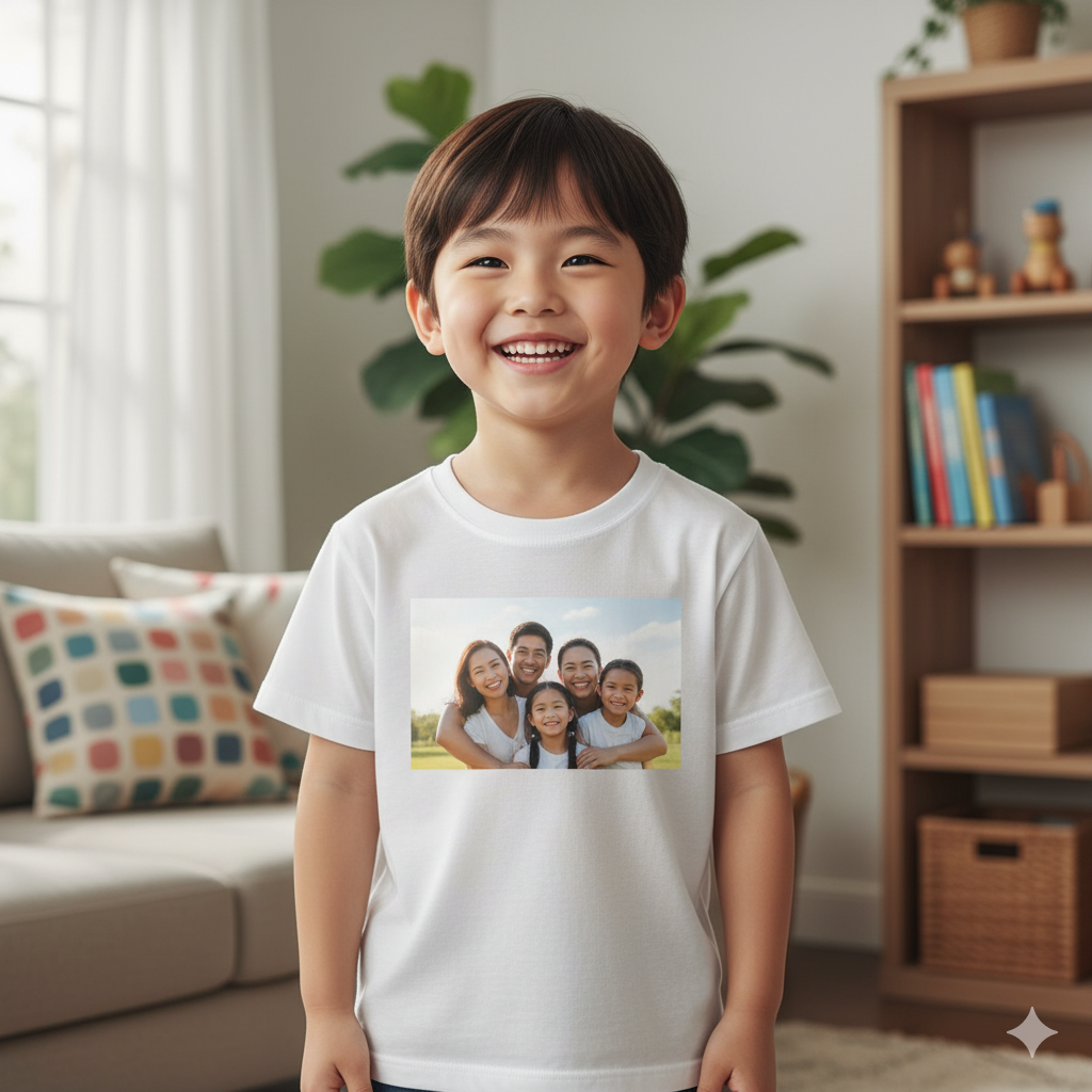Custom Kids’ T-Shirt – Add Your Own Photo or Design