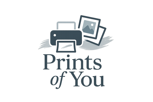 please generate a logo a "prints of you" webshop