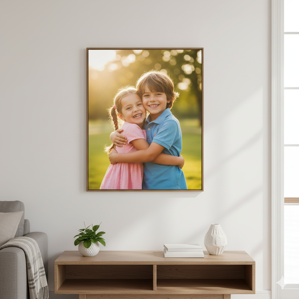Custom Photo Canvas – Turn Your Memories into Wall Art